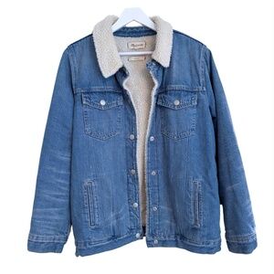 Madewell Sherpa Denim Jacket